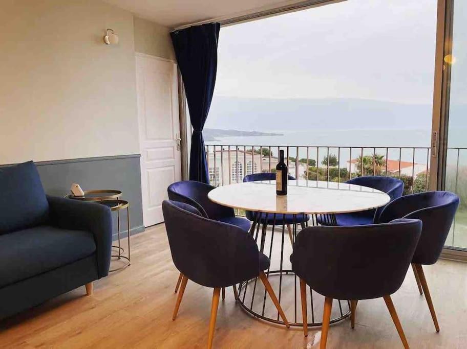 Superbe Appt Vue Mer Climatise Banyuls-sur-Mer Luaran gambar